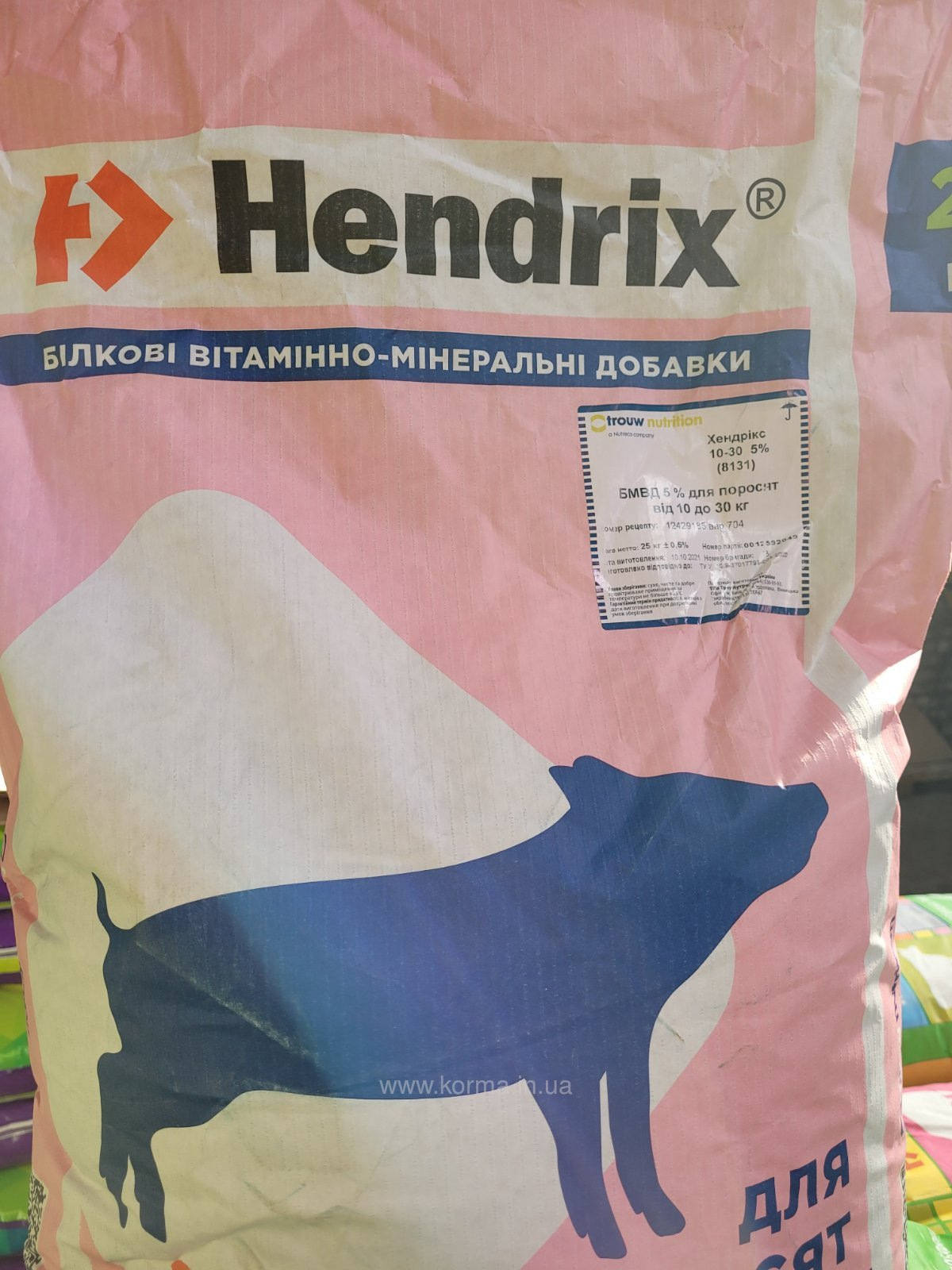 8131 «Хендрікс 10-30 " 1800 грн. (Trouw Nutrition, Україна) 5% Старт н